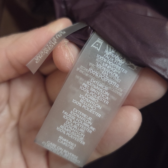 Calvin Klein Purple Quilted Vest with Belted Waist - Picture 13 of 15